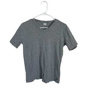 Aritzia TNA V Neck Classic Grey Tee Size 2XS XXS Oversized